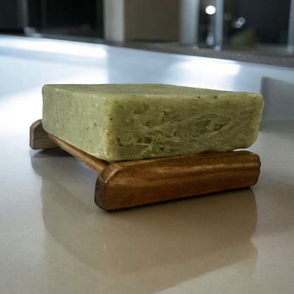 Natural Pine Square Soap Dish