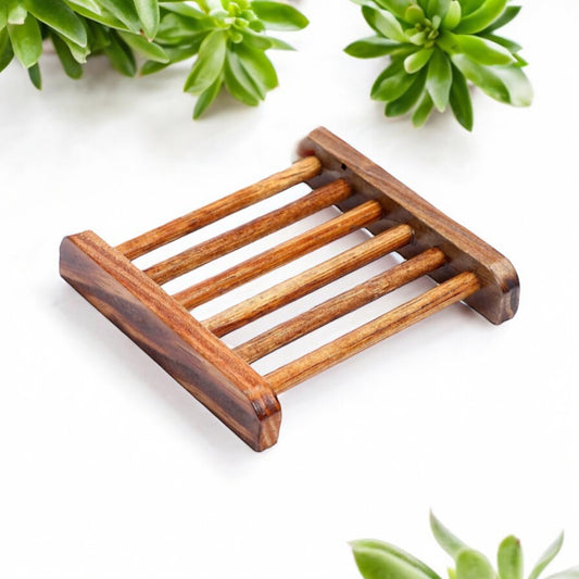 Natural Pine Square Soap Dish