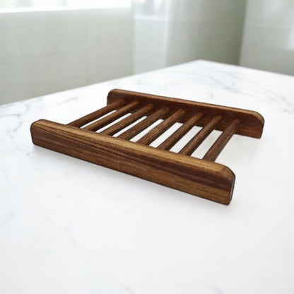 Natural Pine Square Soap Dish